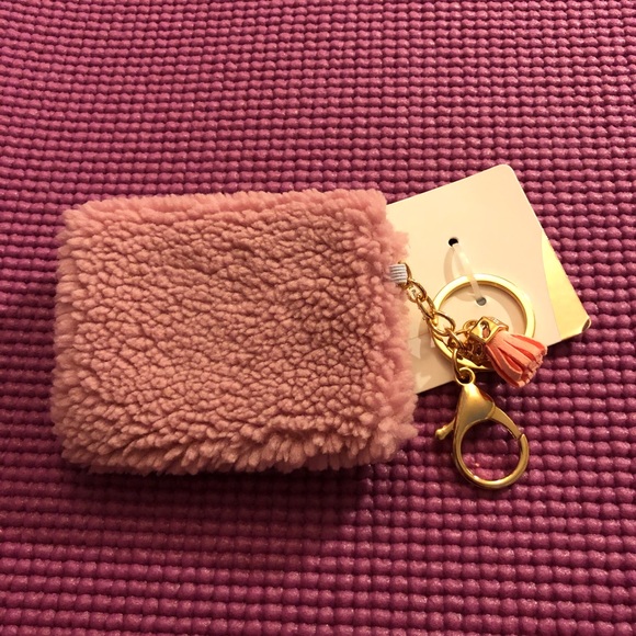 Puffy Pink Small Wallet Keychain - Picture 3 of 3